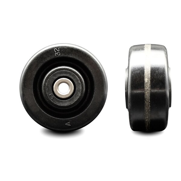 SCC - 4" Phenolic Wheel Only w/Roller Bearing - 1/2" Bore - 800 lbs Capacity